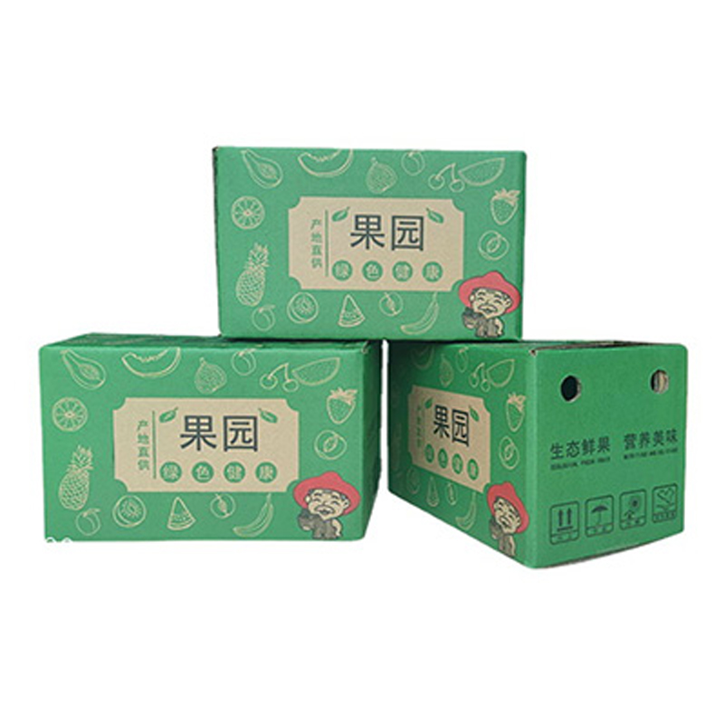 Fruit packaging color box